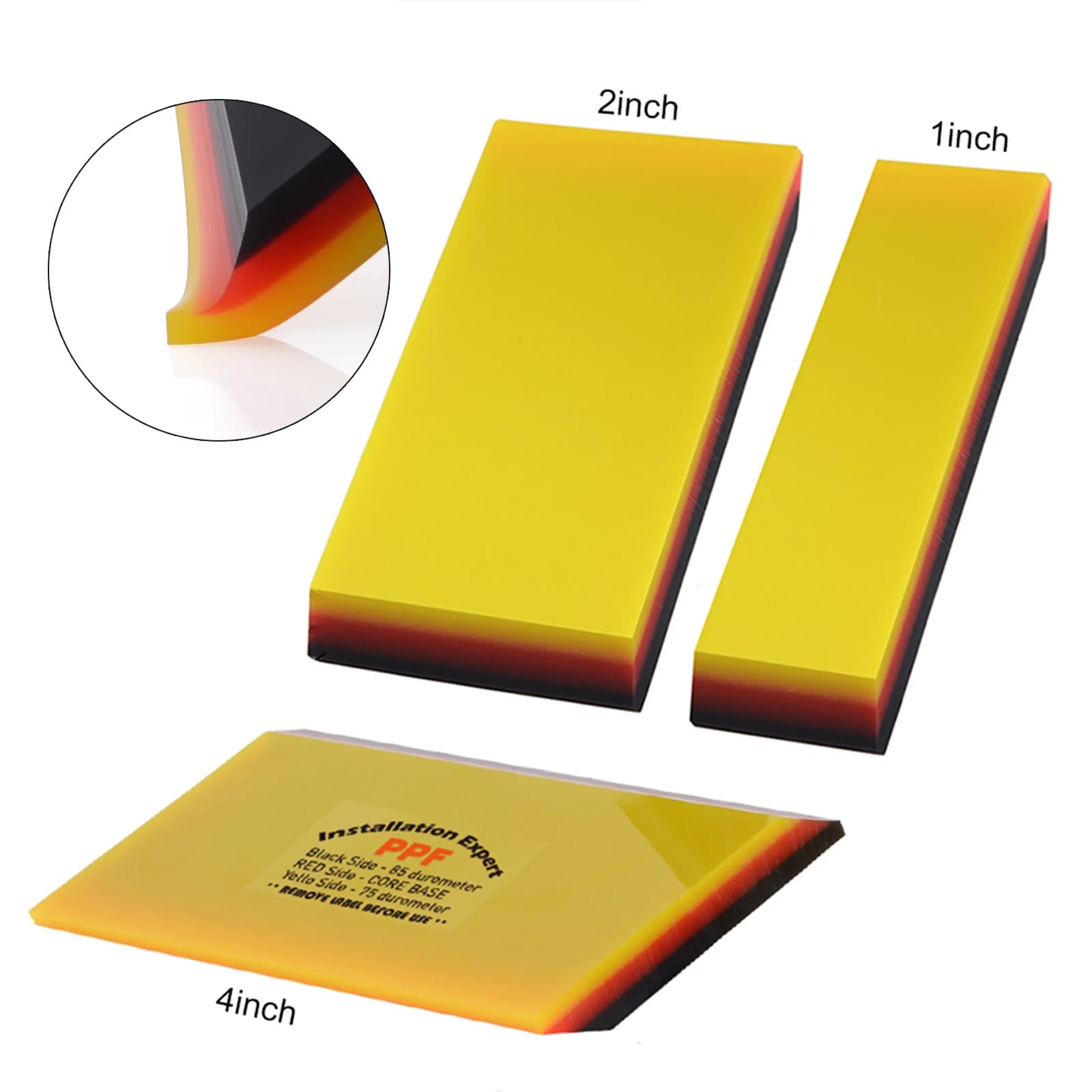 EHDIS 2/5/10 pièces en caoutchouc souple PPF voiture vinyle Wrap raclette peinture Film de protection installer grattoir fenêtre teinte verre outil de nettoyage