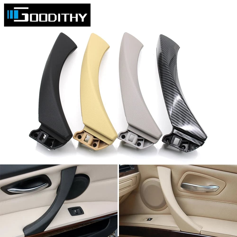 Kit de poignée de porte intérieure LHD RHD, avec garniture de couvercle, assemblage de remplacement pour BMW série 3 E90 E91 E92 316 318 320 325 328i