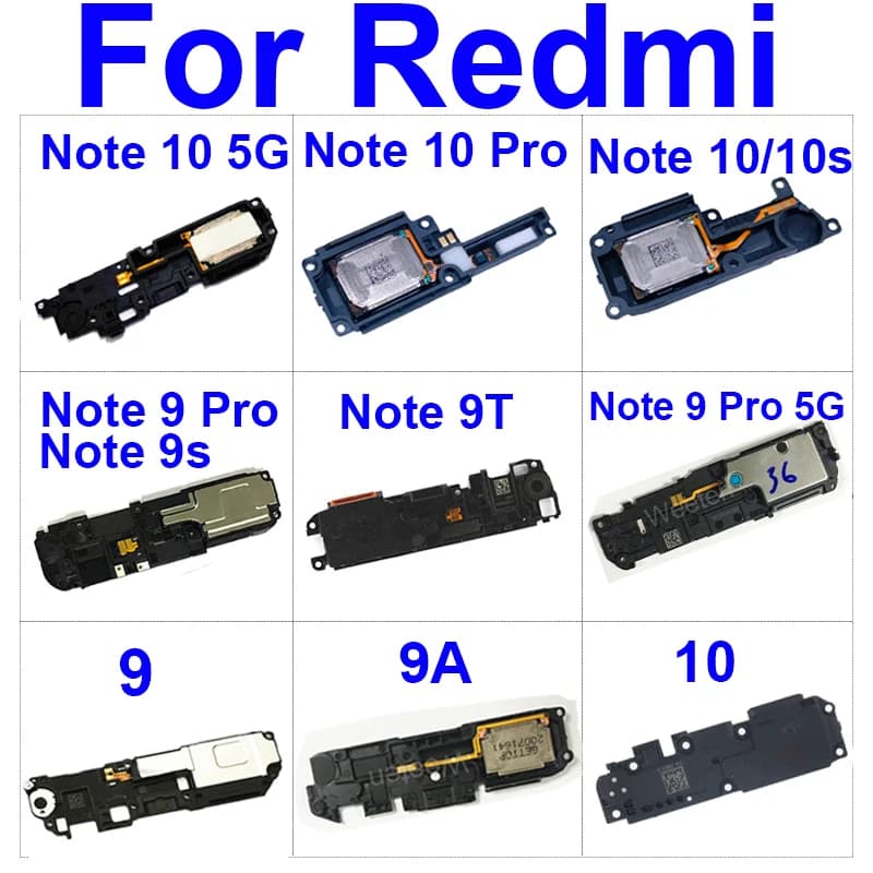 Haut-parleur avec câble flexible, pour Xiaomi Redmi Note 9 9T 9s 10s 10 Pro 4G 5G