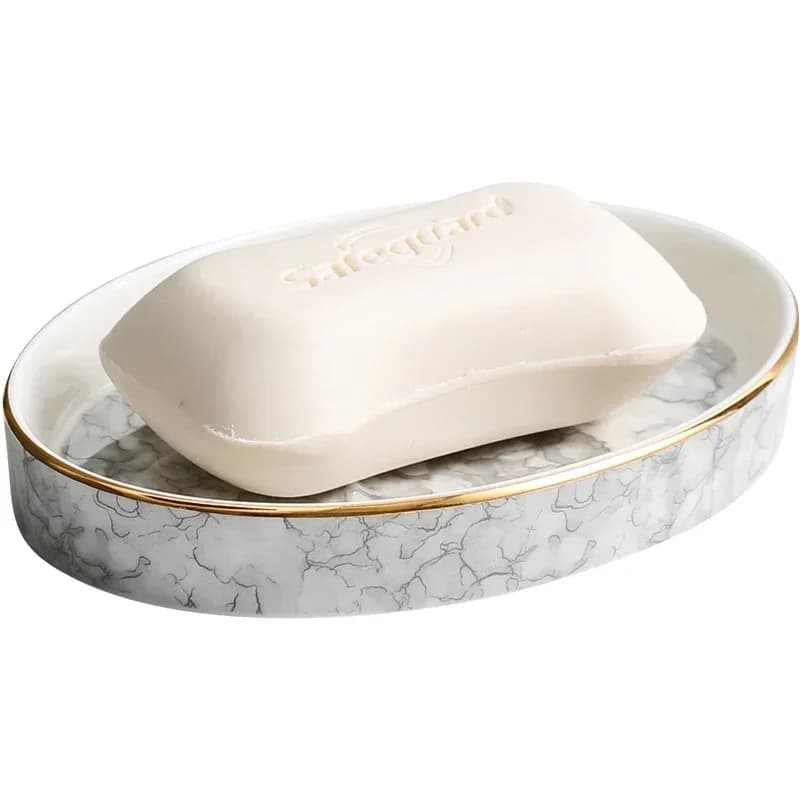 Porte-savon Portable en céramique, Style nordique, accessoires de salle de bains, voyage, maison, hôtel, boîte à savon, support de plateau d'affichage
