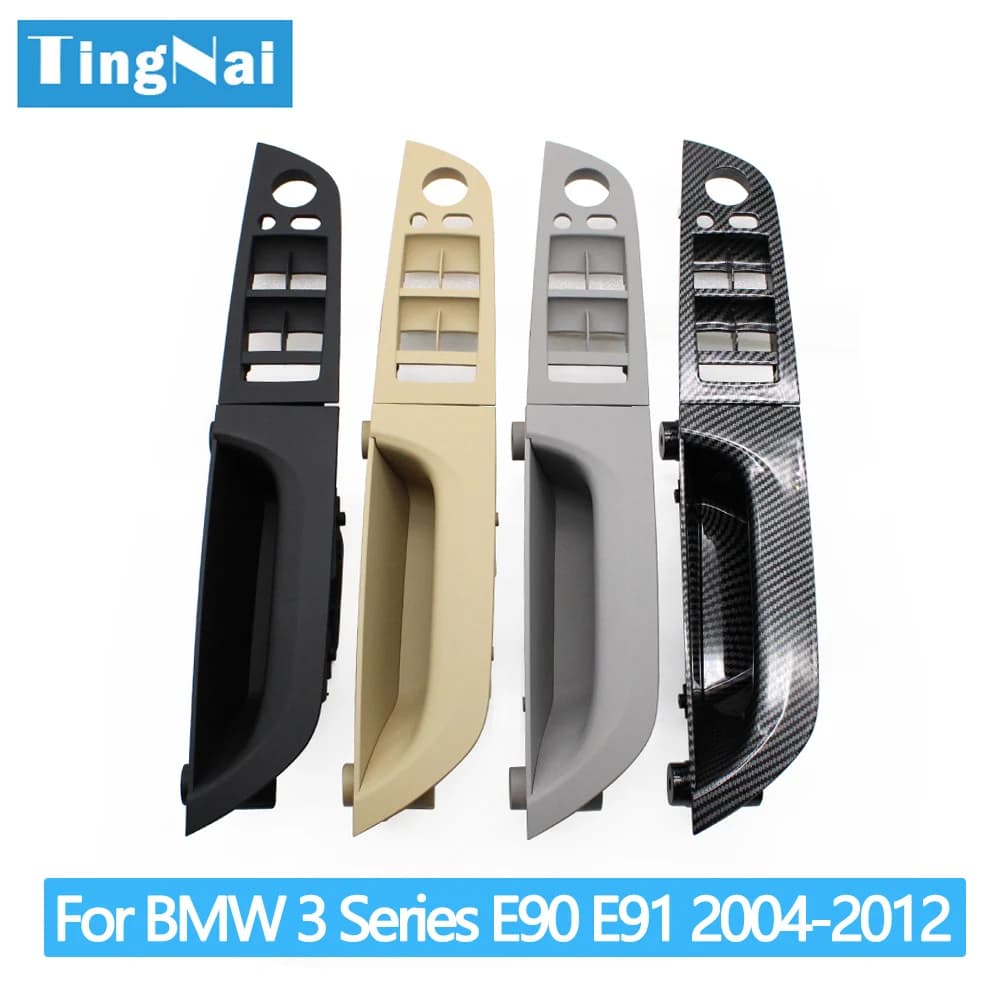 LHD côté conducteur gauche porte intérieure accoudoir fenêtre interrupteur panneau de couverture remplacement pour BMW série 3 E90 E91 316 318 320 325 328i