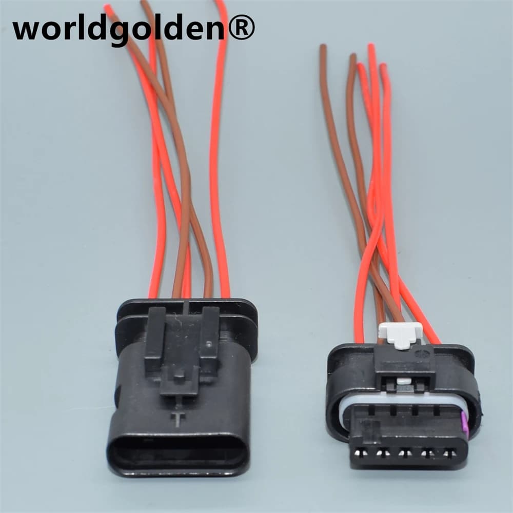 Worldgolden-Capteur de débitmètre d'air massique, connecteur électrique automatique, prise SFP, 8K09Cafe 205, 5 broches, 1, 1718806, 1, 4F097ino 05