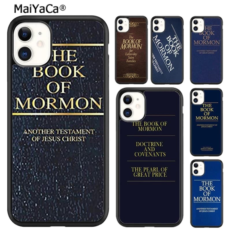 MaiYaCa le livre du Mormon jésus Christ Bible coque de téléphone pour iPhone 17 Air 16 16e 15 plus 11 12 13 14 pro max coque