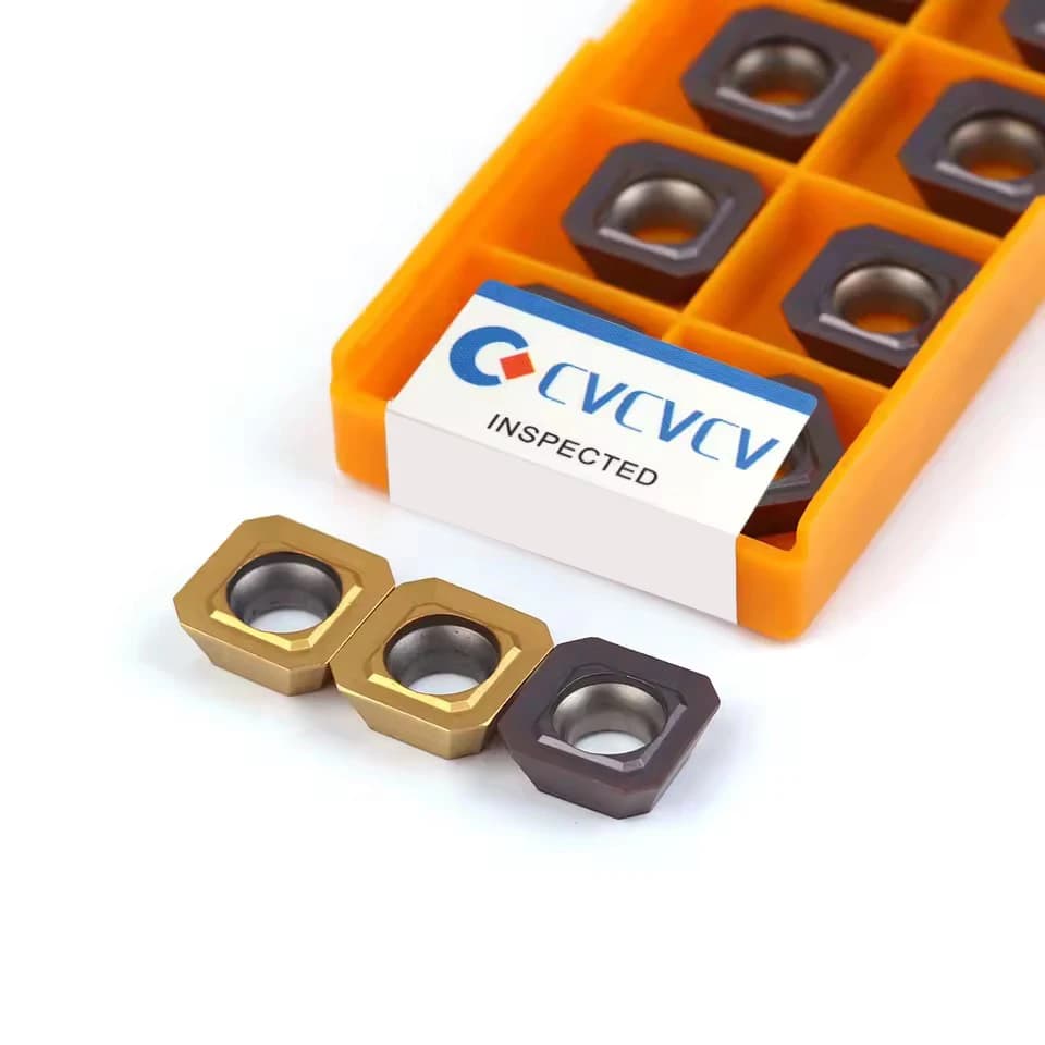 SEKT1204 GD6020 Fraises à fraiser carrées à commande numérique Inserts pour le traitement de l'acier et de l'acier inoxydable Outils de fraises à fraiser