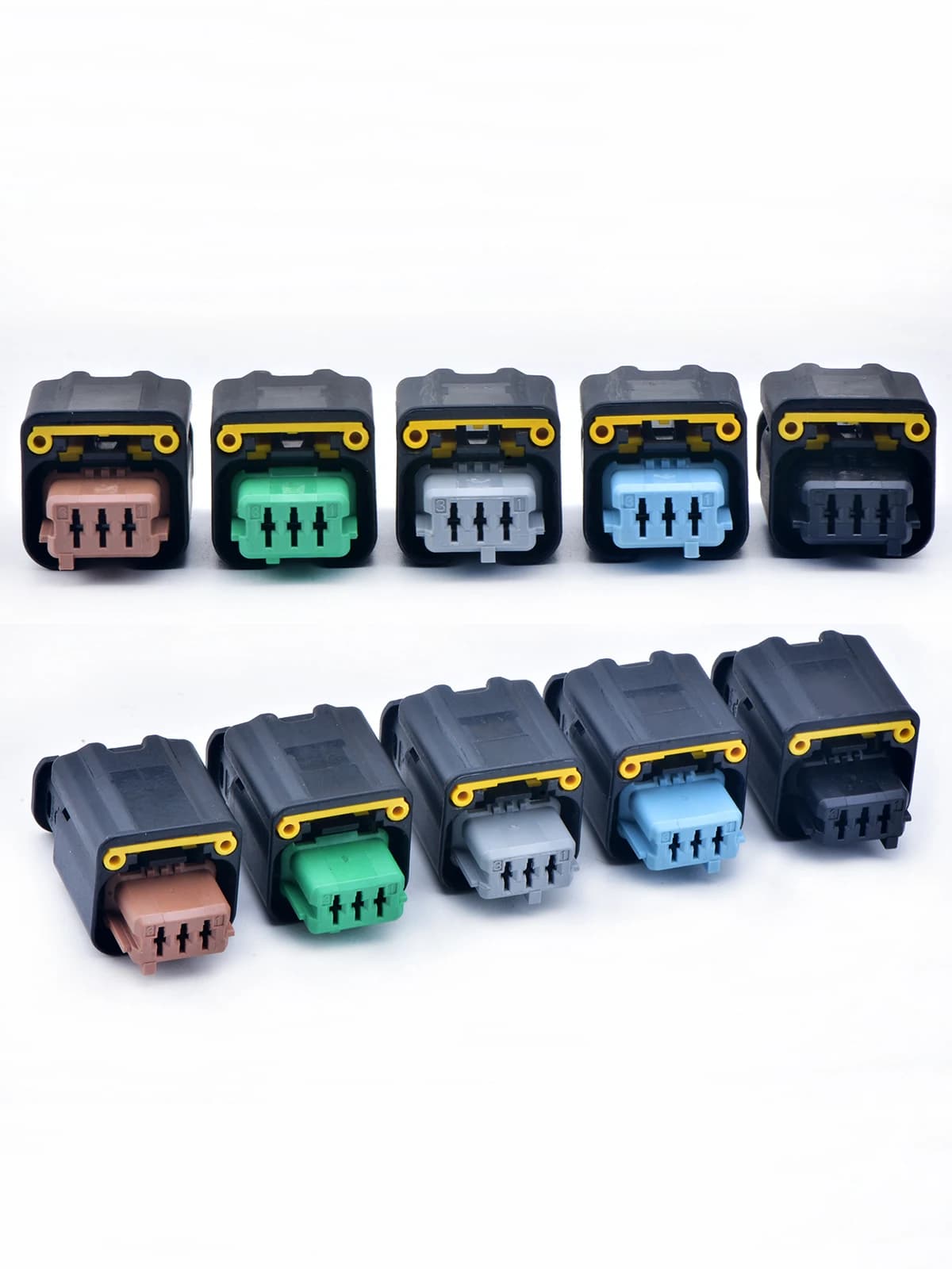Connecteur étanche automatique à 3 broches, prise de capteur de vilebrequin 1801179 -1 1801179 -2 1801179 -3 1801179 -5 pour Citroën Peugeot 408 1,6 HDI