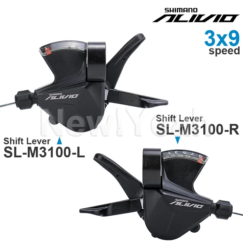 SHIMANO ALIVIO M3100 2/3x9 vitesses manette de vitesse levier de changement de vitesse SL-M3100-R SL-M3100-L SL-M3100-2L vtt vélo pièces d'origine