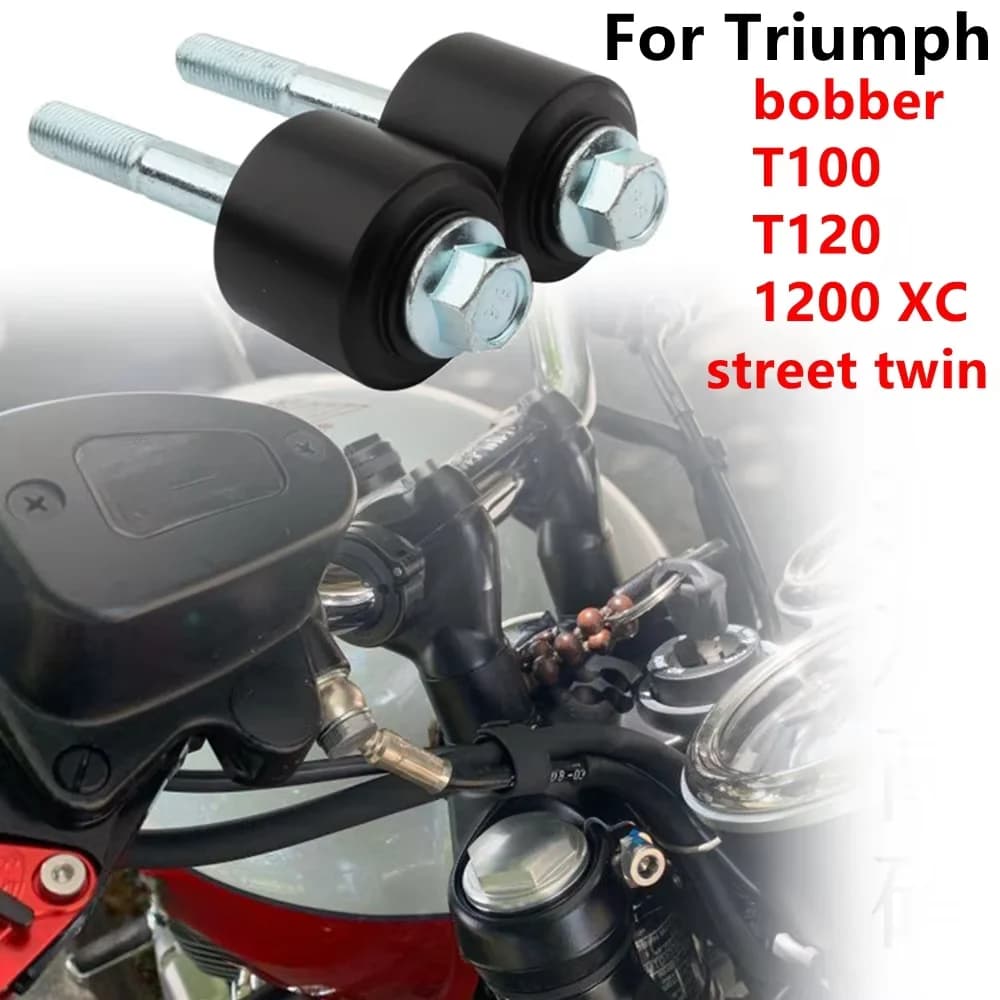Support de fixation pour guidon de moto Triumph Bonneville T100 T120 Bobber Black Scrambler 1200XC Street Twin