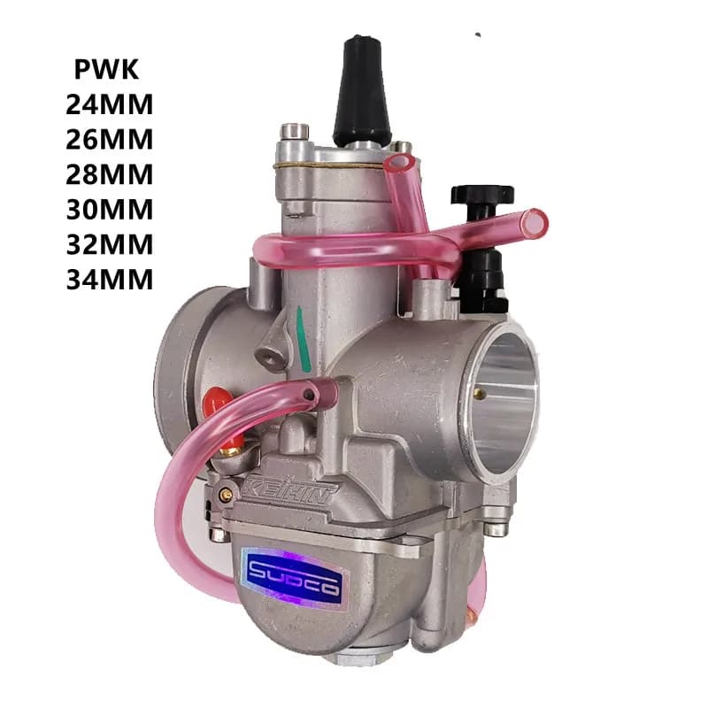 PWK-Carburateur universel pour moto Keihin, 24mm, 28mm, 30mm, 32mm, 34mm, 2T, 4T, Carb avec moteur à jet puissant RL