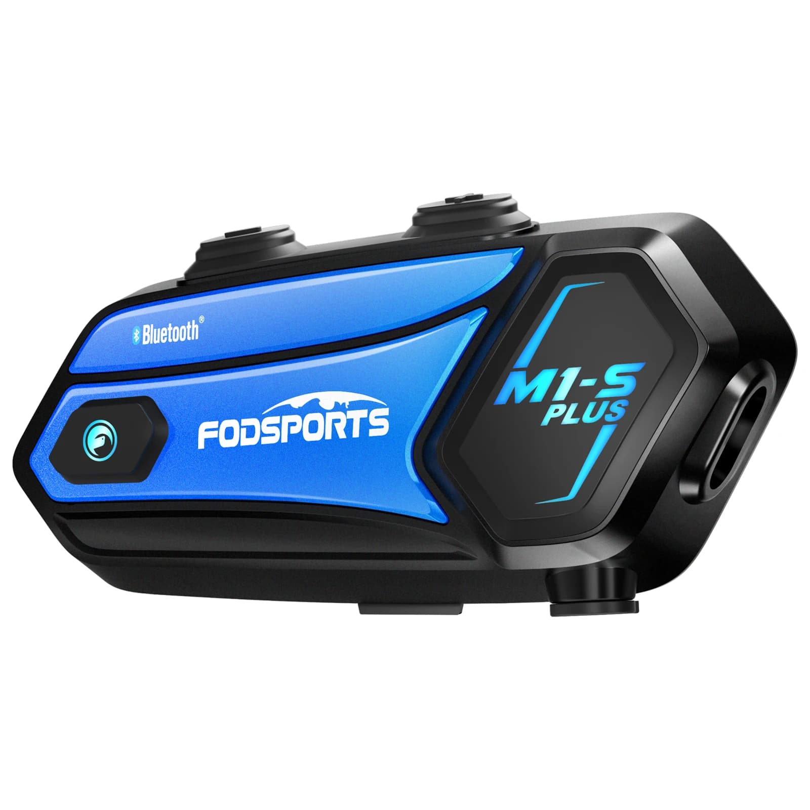 Fodsports M1-s Plus Helmet Intercom Motorcycle Bluetooth Headset 8 Rider BT Interphone 2000M Music Sharing FM Radio