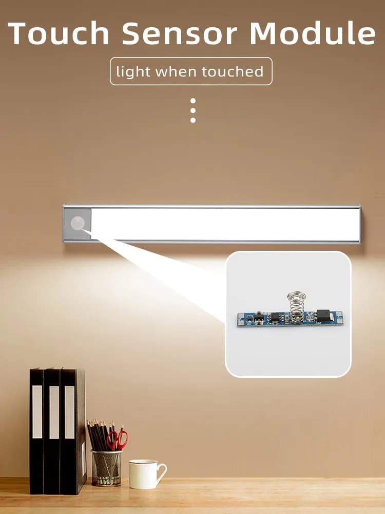 Interrupteur tactile à capteur de lumière LED 12V 24V 8A 96W pour éclairage de meuble avec variateur