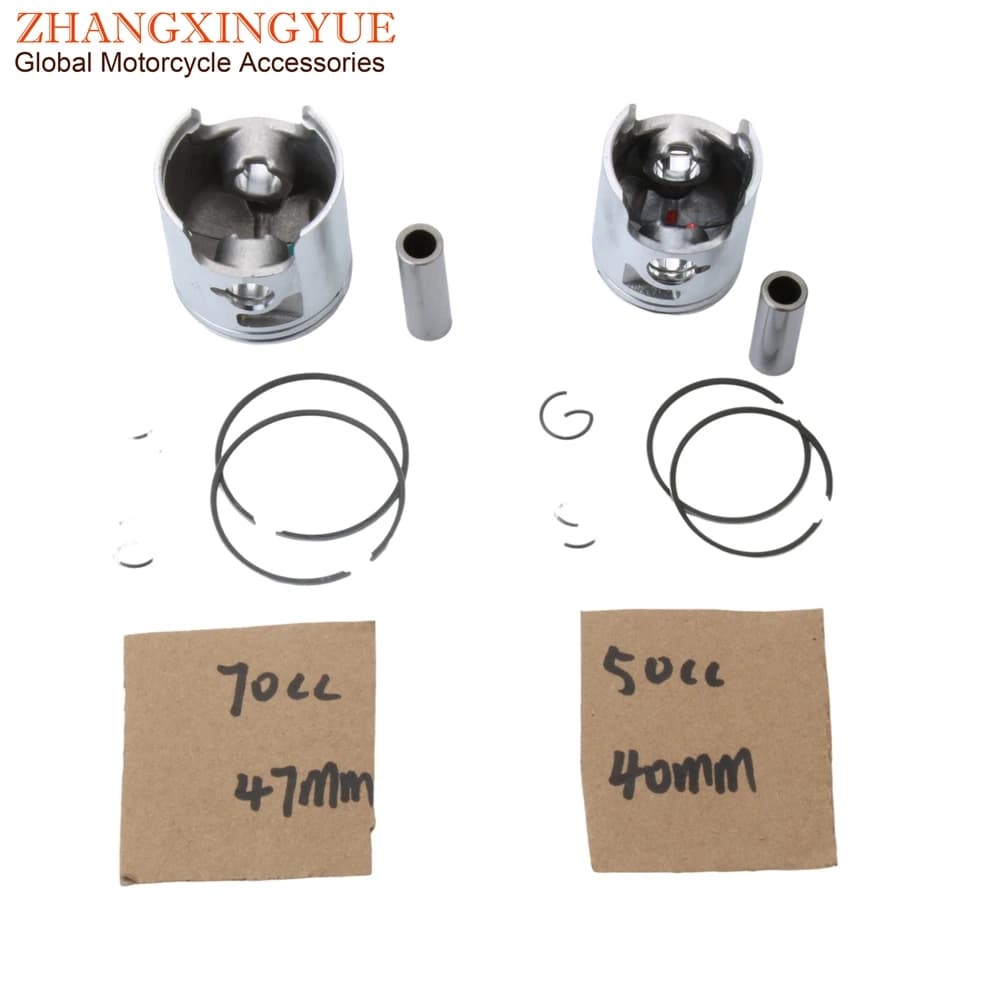 Kit de Piston pour moto Aprilia RS4 RS RX SX SM 50 40mm 47mm D50B0, 2 temps, 70cc