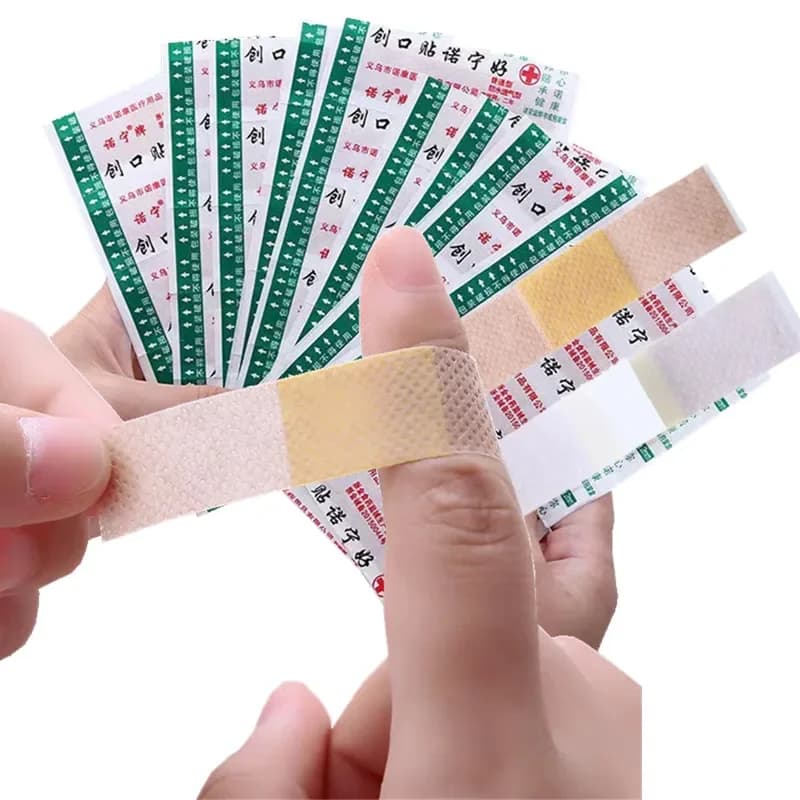50 pièces/ensemble premiers secours Woundplast enfants pansement Patch respirant imperméable adhésif Bandages ruban chirurgical plâtre