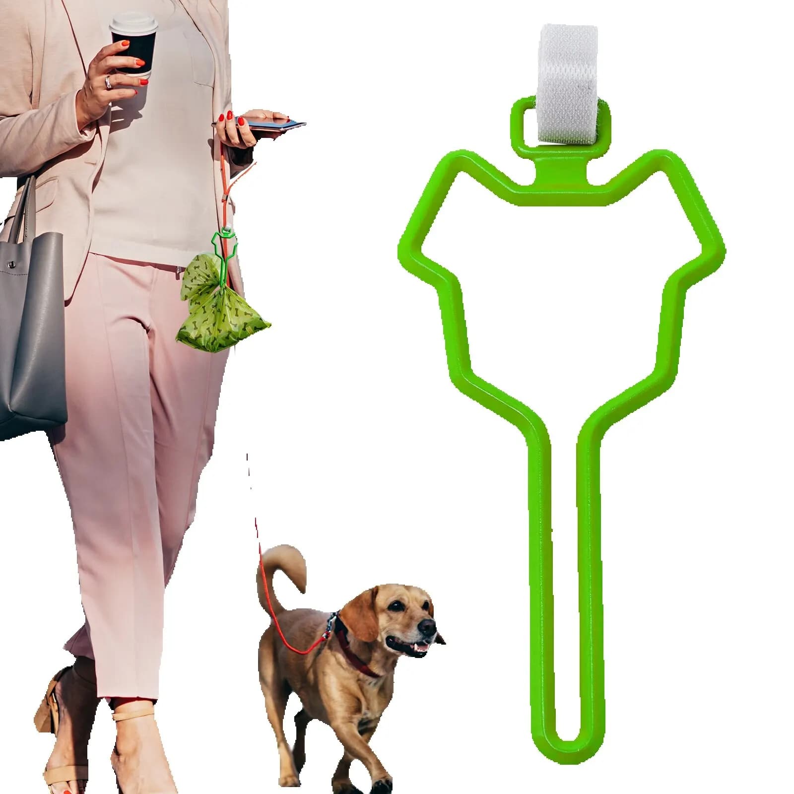 Sacs de merde de chien, mains libres, corde de Traction, distributeur de sac de toilette, support distributeur de sacs de merde de chien, fournitures de nettoyage pour chats