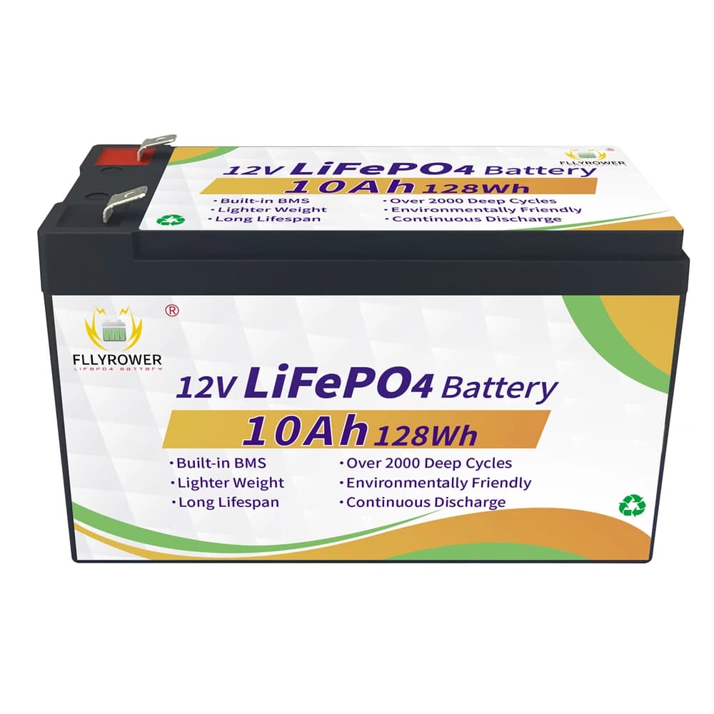 Batterie de stockage solaire au Lithium fer, 12.8V, 6ah, 10ah, 12ah, 20ah, 25ah, 30ah, 50ah, avec BMS Phosphate LiFePO4, pour Scooter UPS