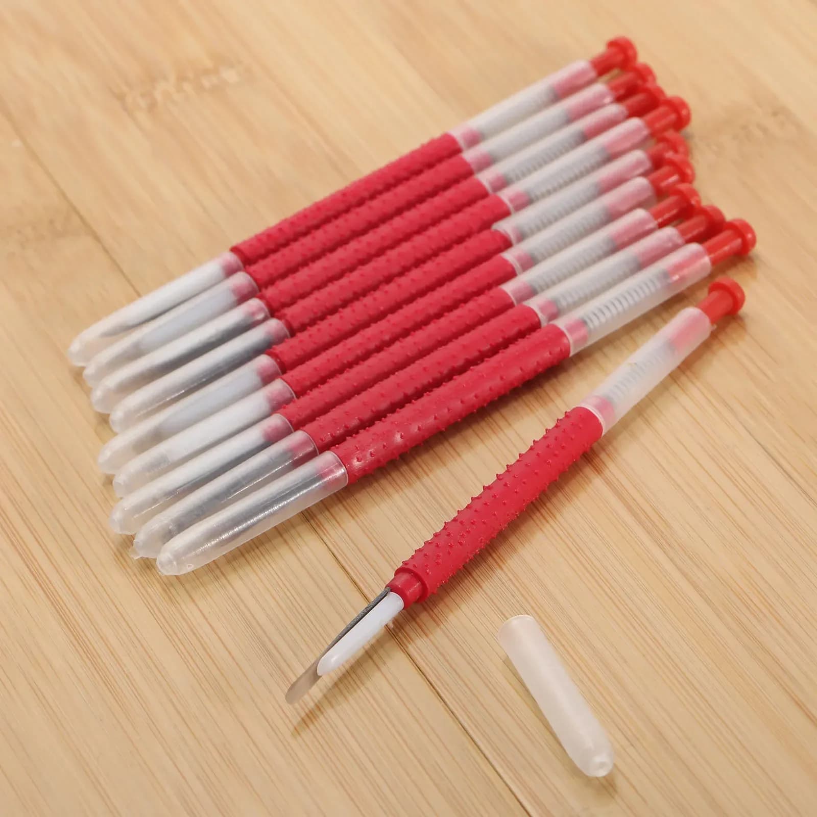 Aiguilles de collection rétractable pour apiculteur, stylo de greffage, transfert d'œufs, aiguille de ver, 10 pièces