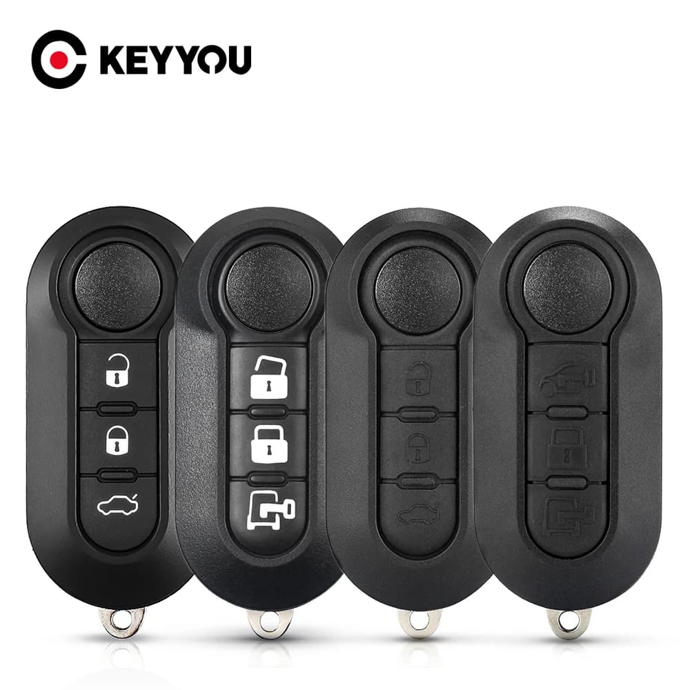 EllYYOU-Coque de clé à distance pour voiture, coque de clé à rabat pour Cristaux, Jumper Nemo Fit, KIT Boxer Bipper, Fiat 500, KrasnoPunto, Bravo, Ducato