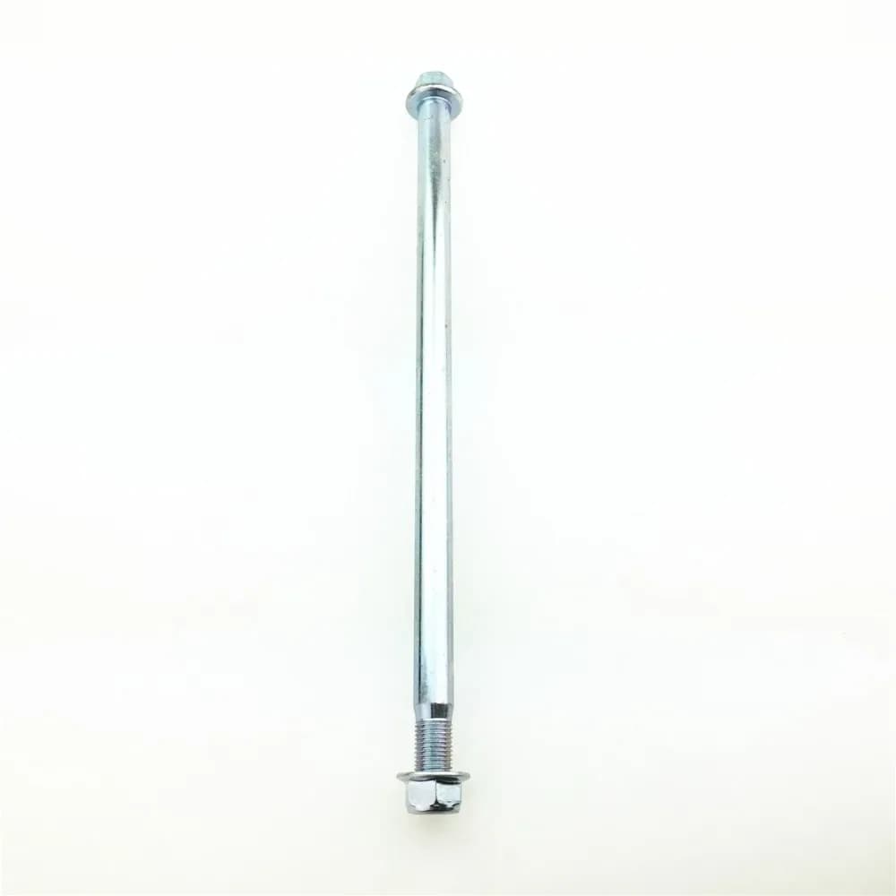 Axe avant de moto 20mm 10mm 12mm 15mm, véhicule électrique, axe de fourche arrière, moyeu 1.5cm, écrou de vis de Tricycle