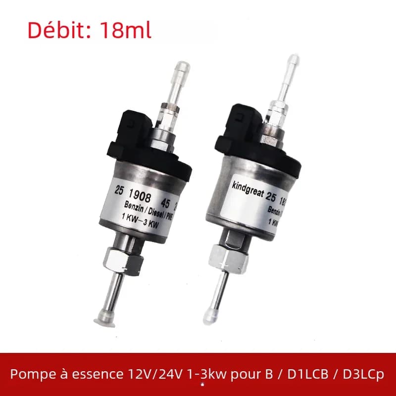 Pompe de dosage de carburant pour Eberspacher AirStapD1L D3L D5L C B, chauffage de stationnement à air, 12 V, 24V, 1-3KW, 18ml, 25183045, 25190845