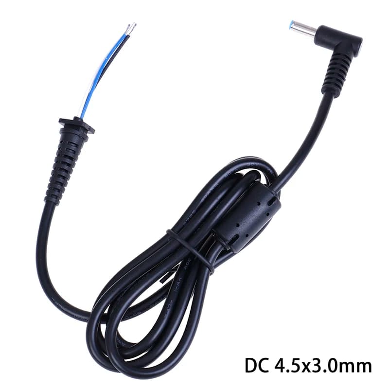 Connecteur de câble d'alimentation pour ordinateur portable HP/Dell, 1.2m, 4.5x3.0, prise adaptateur de chargeur DC Jack
