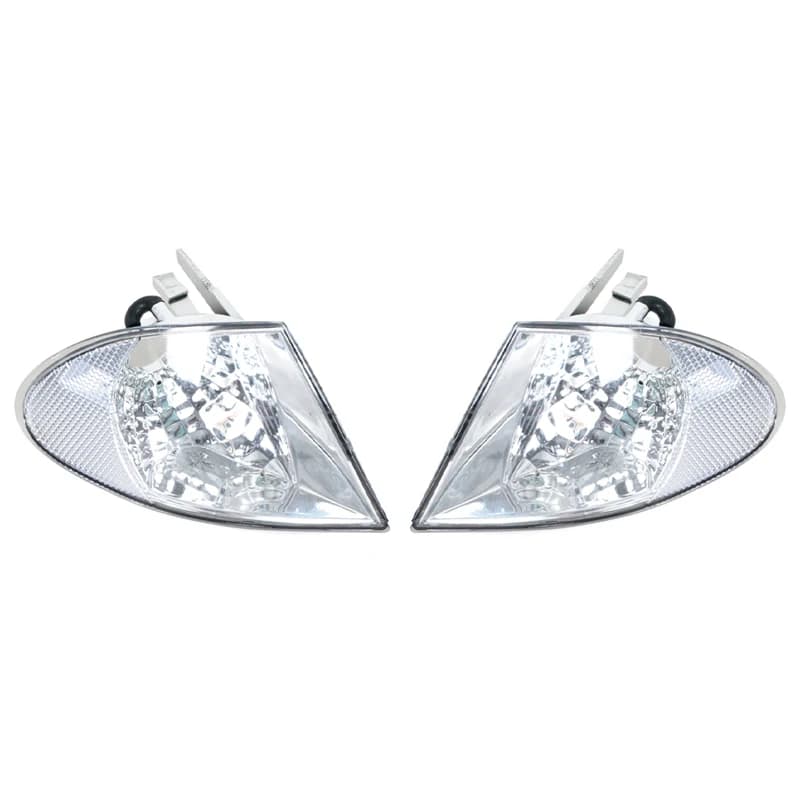 Couvercle de lampe latérale pour clignotant de stationnement de voiture, lentille transparente pour BMW série 3 E46 berline Wagon 4 portes 1998 – 2001