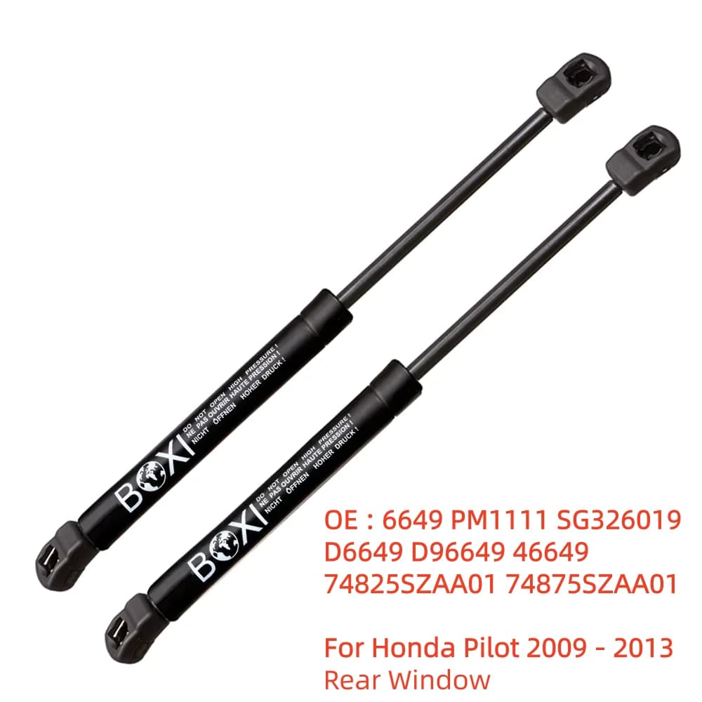 BOXI 2 pièces Amortisseurs de lève-vitre arrière 6649 SG326019 pour Honda Pilot 2009 - 2013, ressorts à gaz