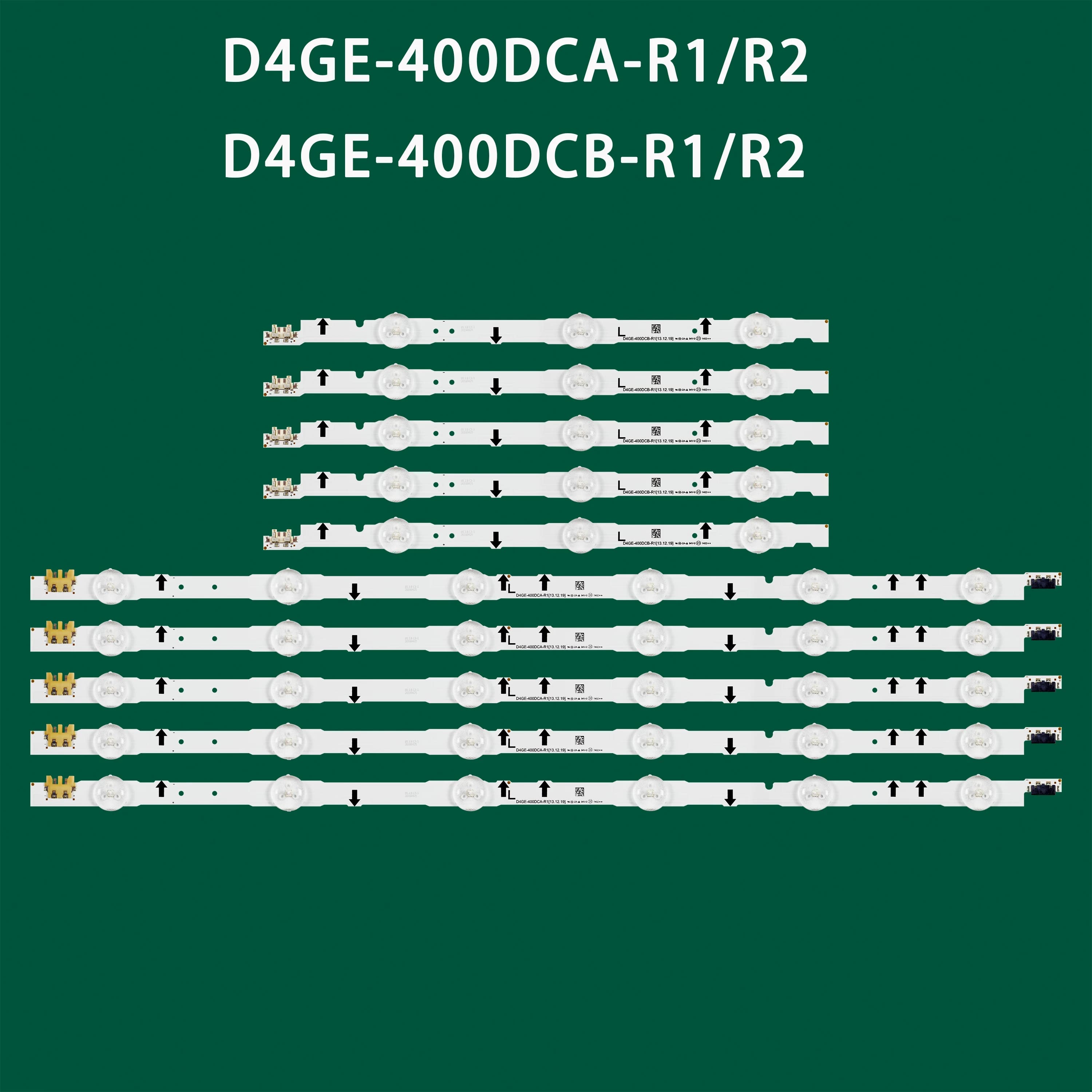 Bande de rétro-éclairage LED pour UE40H5500AY UE40H6200AW UE40H6240AY UE40H6400AK UE40H6400AW UE40H6400AY UE40H6470 UE40J5100AK
