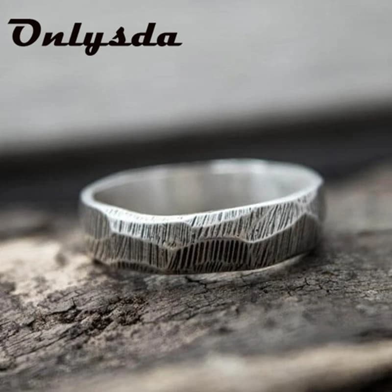 Onlysda livraison directe Viking gothique en acier inoxydable géométrie anneau hommes anneaux de mariage femmes bande bijoux cadeau Anel