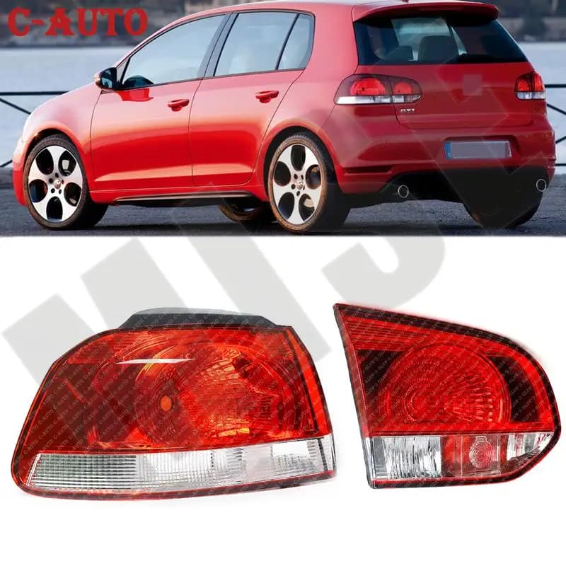 Enquêter Arrière Extérieur de Voiture, pour VW Golf Mk6 Golf 6 URA 2009 2010 2011- 2013, Remplacement des Paupières Arrière, Lampe Latérale de Conduite