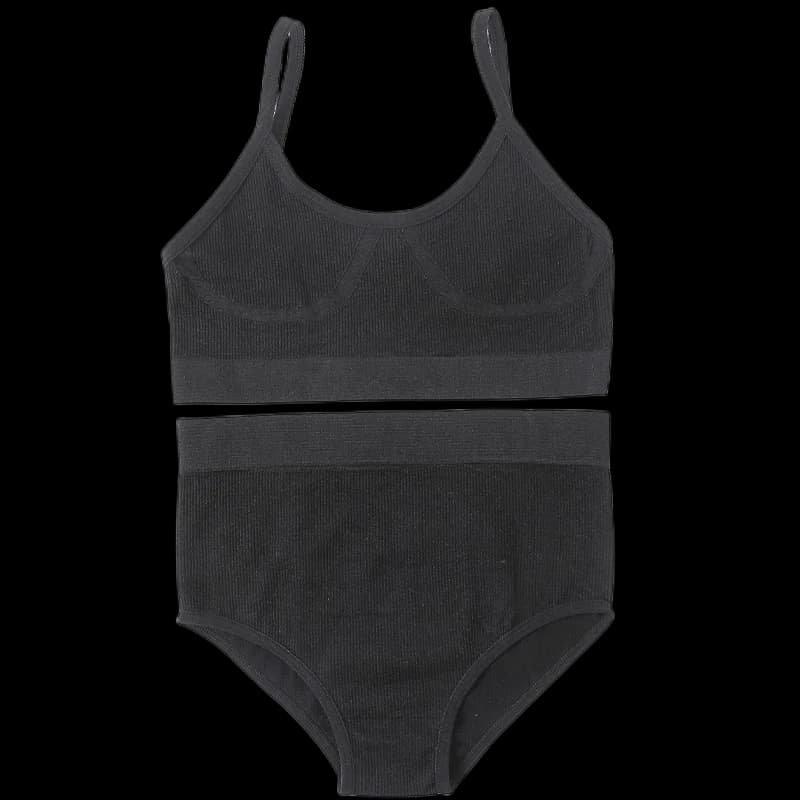 Ensemble soutien-gorge sans armatures et culotte pour femmes, soutien-gorge à dos en U, haut confortable, 3 styles assortis, culotte sexy, ensemble de lingerie côtelée.