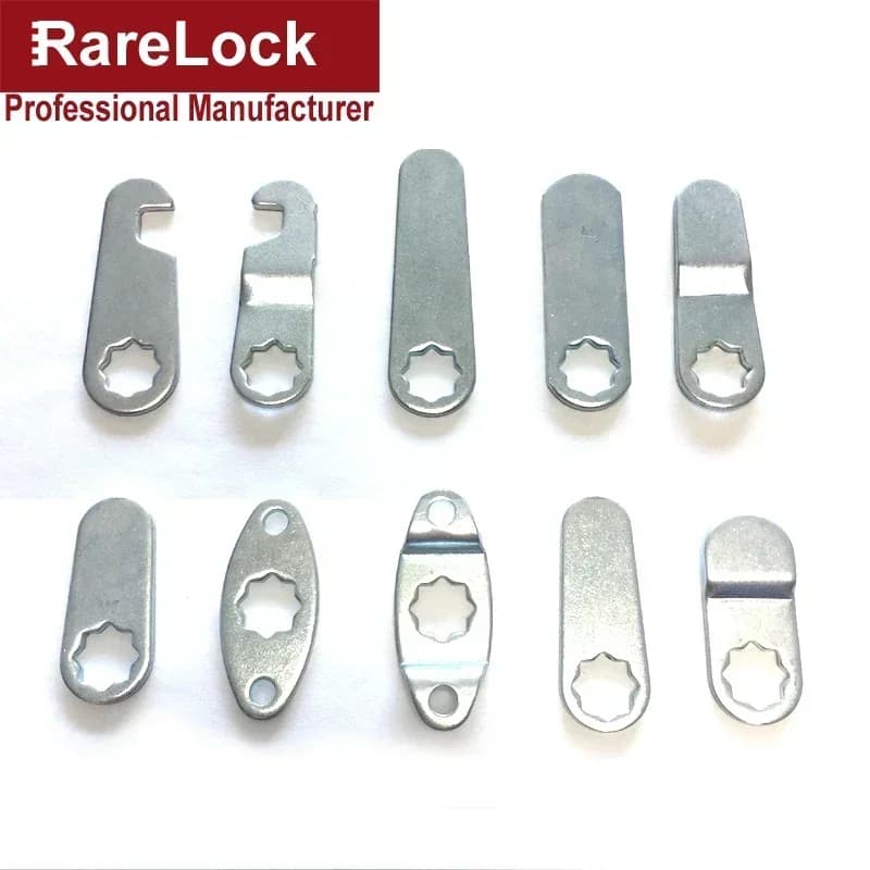 Accessoires de serrure à came en acier 8x8mm, feuille de queue pour serrure à came d'armoire Rarelock AC01 G1