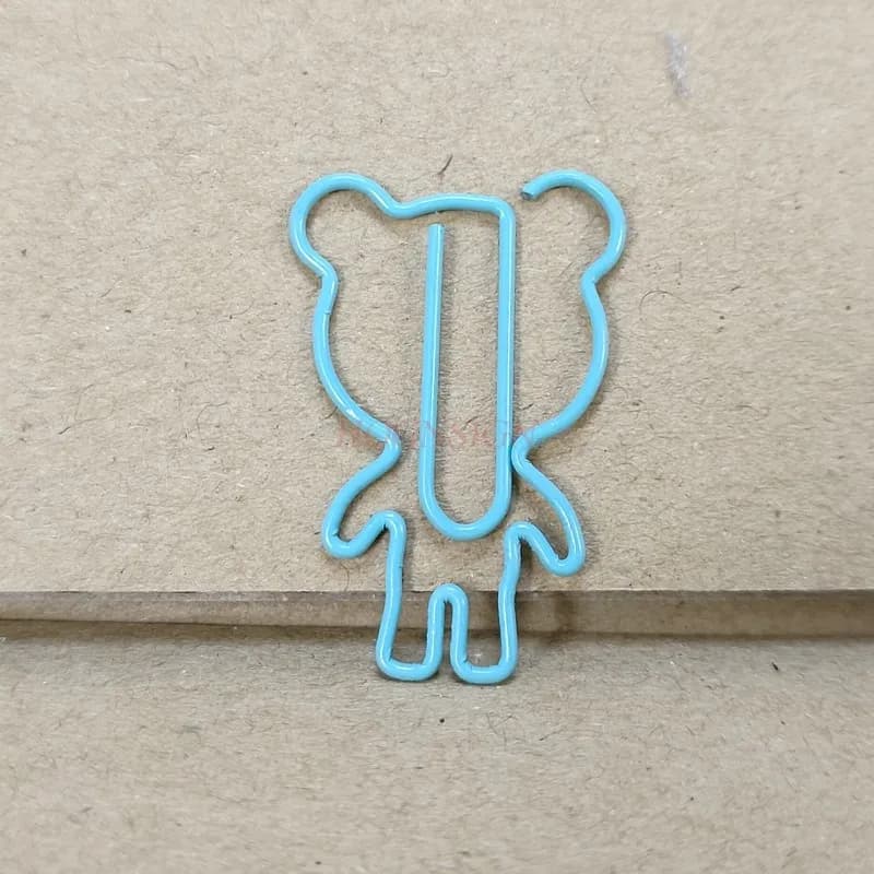 Trombone de couleur Panda, 12 pièces, pinces à papier de dessin animé, épingles mignonnes de fournitures de bureau