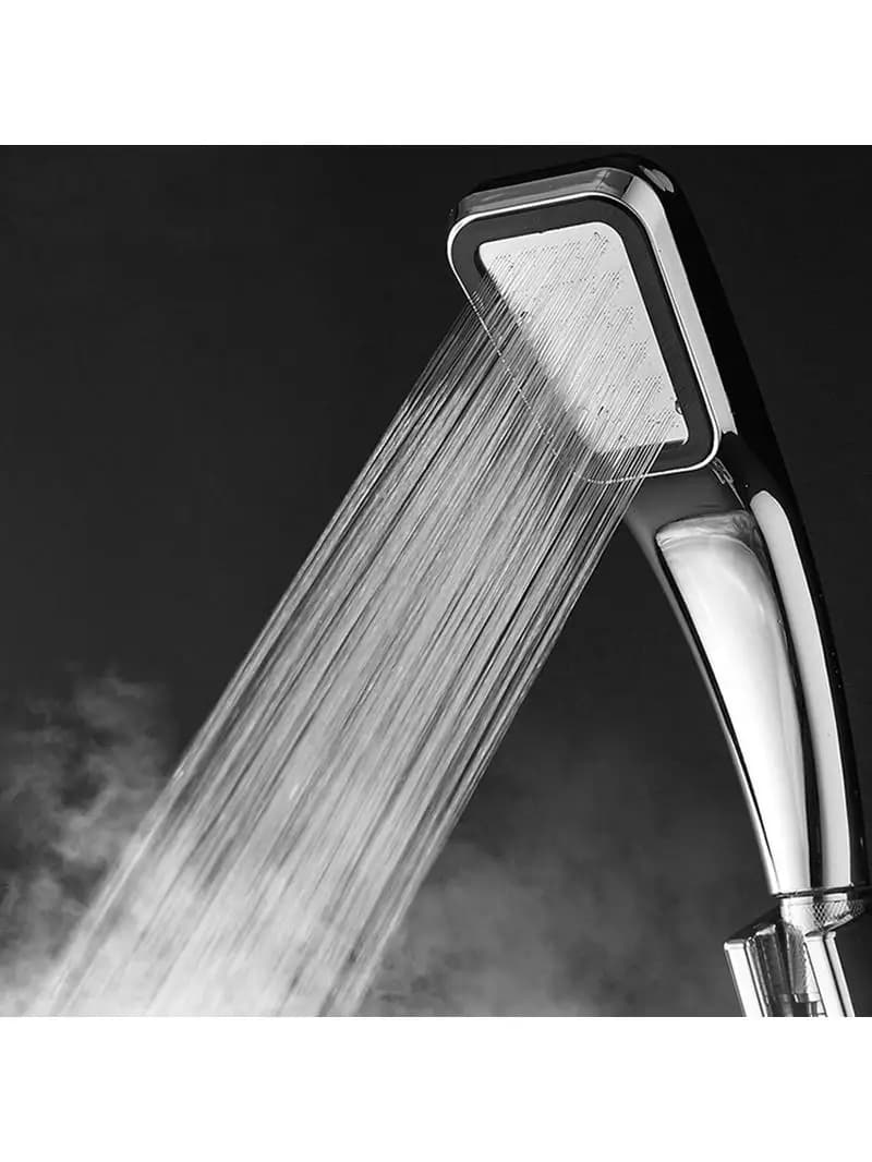 Pommeau de douche à 300 trous, débit d'économie d'eau avec ABS chromé, buse de pulvérisation haute pression, accessoires de salle de bains grifo bano ducha
