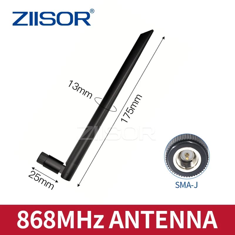 Antenne LoRa 868 MHz pour Communication SMA mâle 3,5dBi 868 MHz antenne Wifi Internet faible VSWR pour LoRaWan