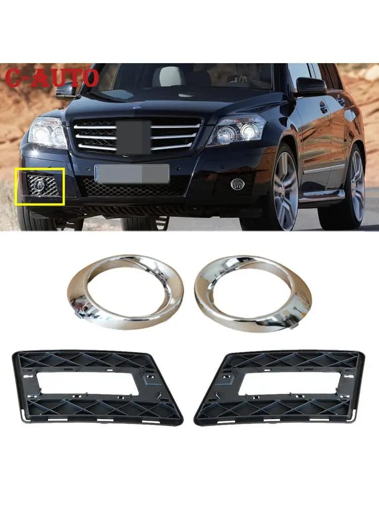 Grille antibrouillard pour pare-chocs avant de voiture droite, Mercedes Benz X204 GLK, 350, 2010, 2011, 2012, 2048853823, 2048853723