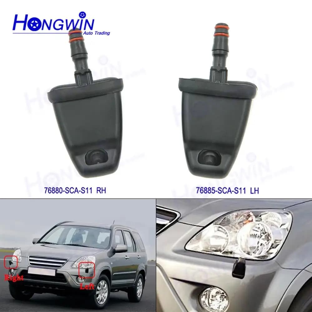 Buse de pulvérisation de lave-phare de haute qualité, Jet pour Honda CRV II III 2002 2003 2004 2005 2006 76880-SCA-S11