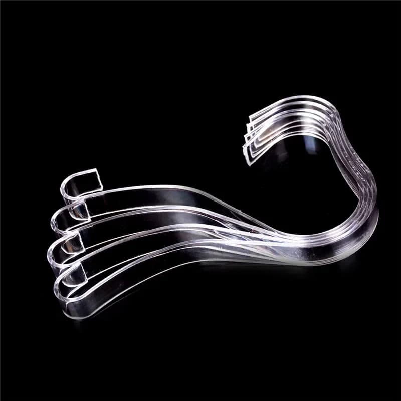 Présentoir de chaussures en plastique acrylique transparent pour femmes, supports d'inserts de sandales pour dames, 4 pièces