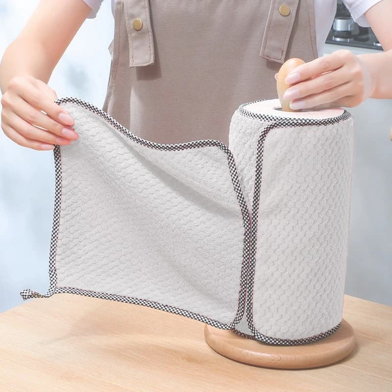 Chiffons de cuisine absorbants et épais, anti-graisse, pour le nettoyage des tables, faciles à laver, torchons de cuisine, lingettes de nettoyage, tampons à récurer