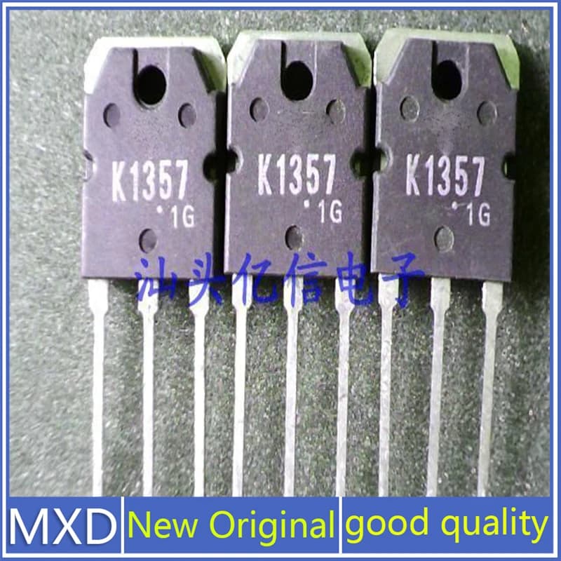 5 pièces/lot nouveau Tube Mos à effet de champ d'origine 2SK1357 K1357 entrée TO-3P bonne qualité en Stock