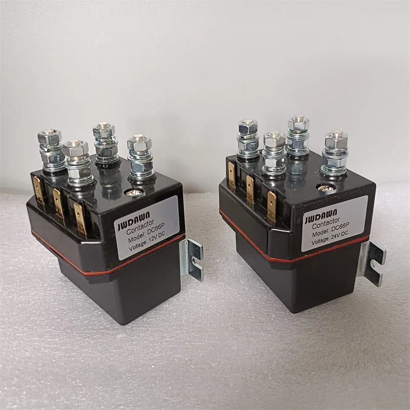 Albright-Contacteur d'inversion de moteur monté monobloc DC66P, interrupteur de citations de solénoïde de treuil, DC66, contacteur de grue, 12V, 24V, 80A