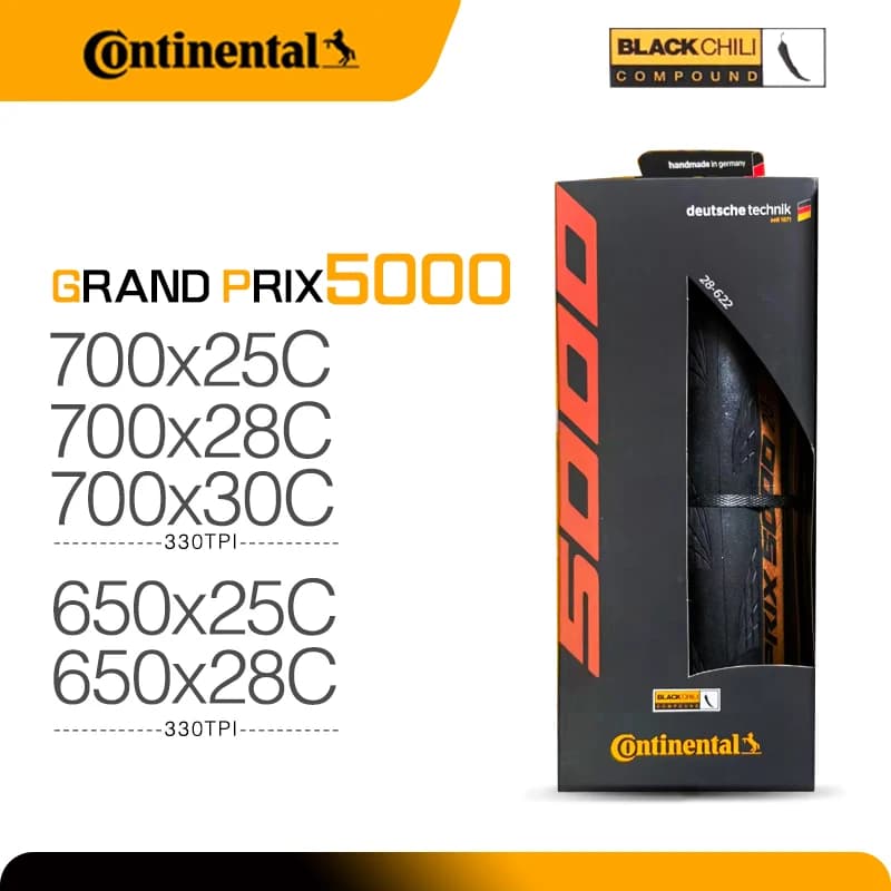 Continental Grand Prix 5000 700x25C/700x28C/650X25C vélo de route pneu pneu vélo pliant résistant aux coups de couteau GP5000