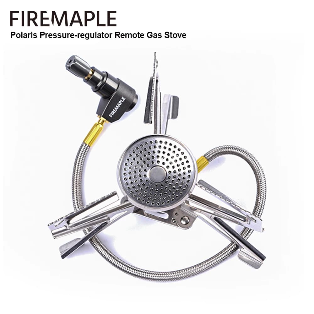 Régulateur de pression Polaris en érable feu, réchaud de Camping léger, brûleur de gaz en plein air, équipement pour Trekking, randonnée, randonnée, utilisation en Camping