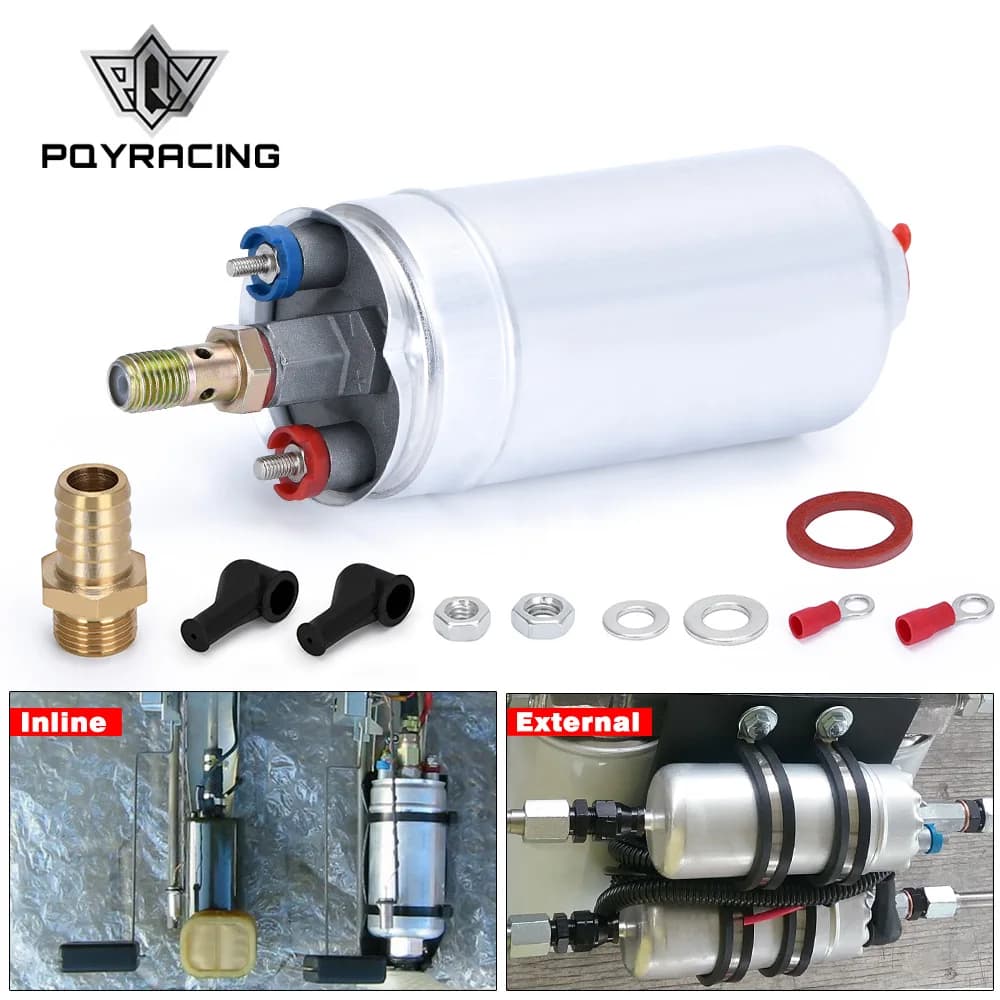 PQY - TOP appelle pompe à carburant externe ALITY 044 OEM:0580 254 044 Poulor 300lph livré avec PQY-FPB044 PQY pack