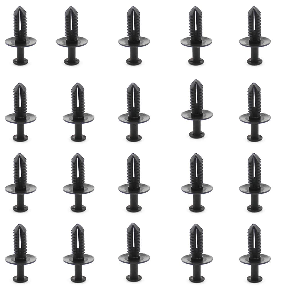 Accessoires de voiture 20 pièces, fixation de doublure de garde-boue, Rivet de Type poussoir, Clips de retenue adaptés à Mercedes Benz W124 W164 W171 W202 W203 W204