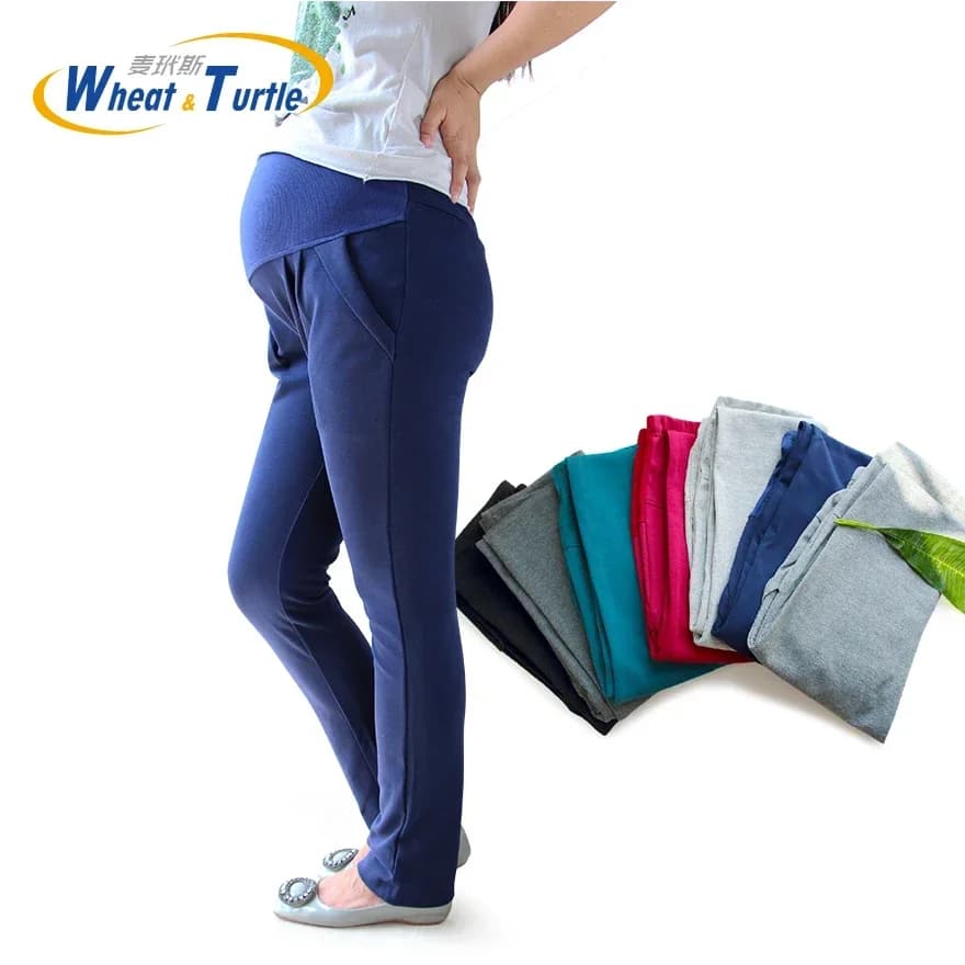 Leggings de maternité 7 couleurs, vêtements chauds en coton, vêtements de grossesse pour femmes enceintes, nouveau Design à la mode, automne hiver