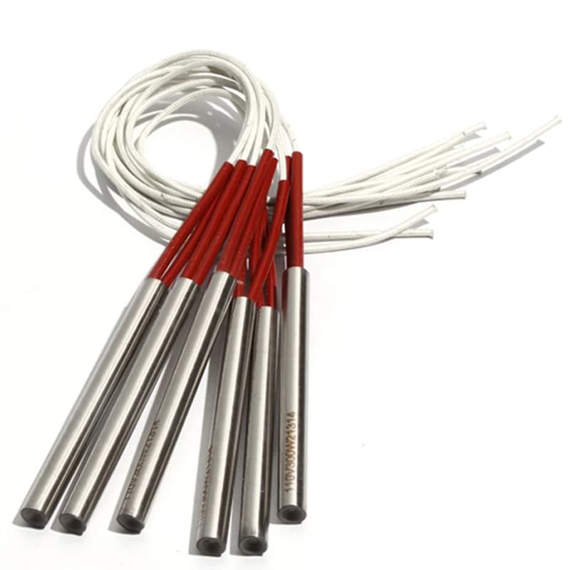 FCABA 5 pièces 11mm diamètre 98 ~ 115mm longueur cartouche cylindrique radiateurs 304SUS Tube chauffant 330/340/360/370/390W élément électrique