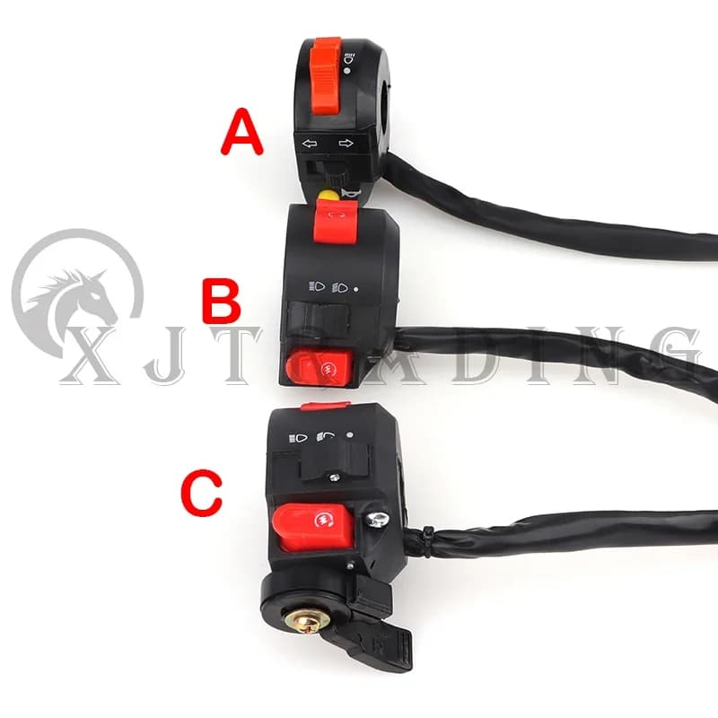 Joli de démarrage électrique Kill Light Hi-Lo Beam, 3 fonctions, 50cc, 70cc, 90cc, 110cc, 125cc RL, façades Pit Bike Bumosquito Go Kart