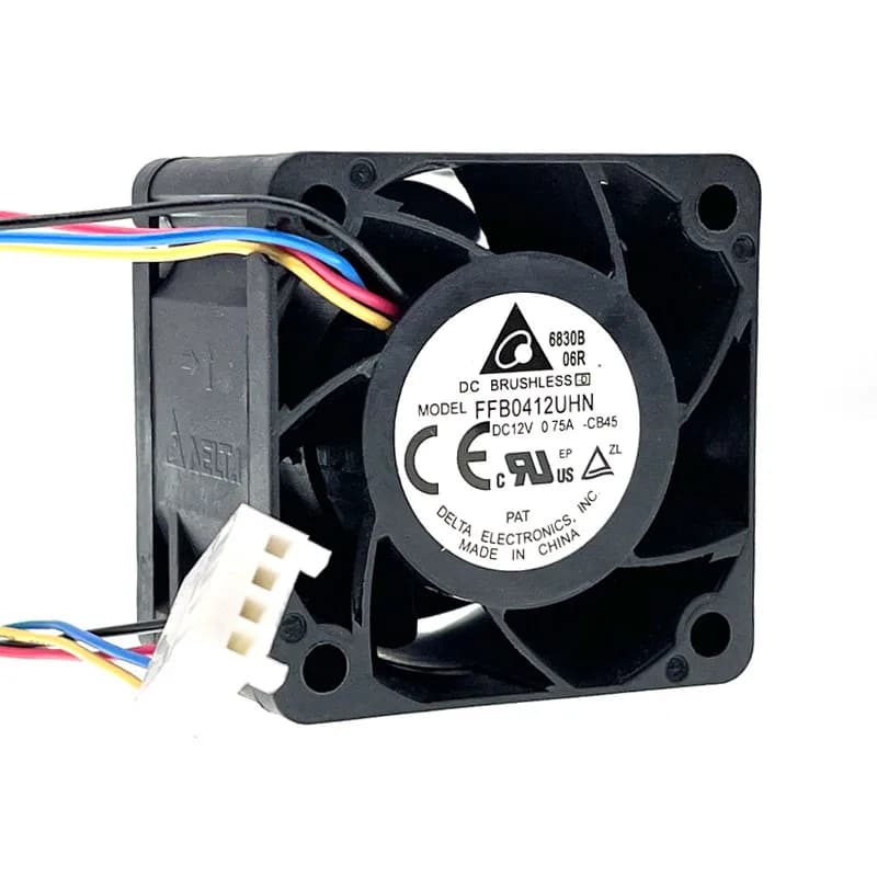 Ventilateur de refroidissement PWM pour serveur d'ordinateur, haute vitesse, injuste, DELTA, FFB0412UHN, 4cm, 4028, 0,75A, 14000 tr/min, Axial, 40mm, 12V