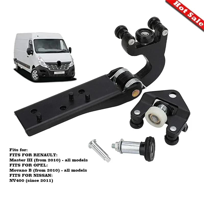 Rouleau de guidage de porte marketdroite, Renault Master III, NV400, OPEL Movano B 8200661119, 777946809R, 745963412R