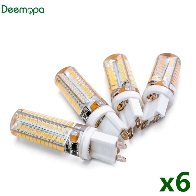 6 pcs/lot LED G9 lampe AC220V 6 W 7 W 9 W 10 W 12 W ampoule LED SMD 2835 3014 2508 LED G9 lumière remplacer 20 W/30 W/40 W/50 W lampe halogène