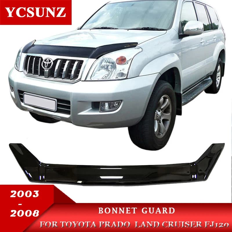 Protections de capot pour Toyota Prado Land Cruiser, pièces extérieures de voiture Ycsunz, pantalon 120, 2003, 2004, 2005, 2006, 2007, 2008